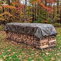 Vista 7 de LOOGU Lona impermeable resistente, cubierta de poliéster multiusos de camuflaje de árbol biónico