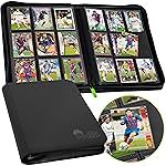 FunGuys Trading Card Binder for Cards, 9 Pocket, 504 Side Loading Sports Card Binder, Card Collection Binder for Yugioh, MTG, TCG, Card Book Holder for Trading Cards