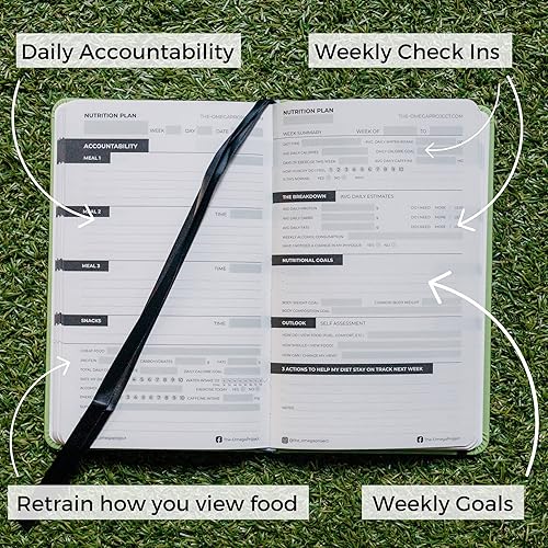 Miniatura 7 de The Omega Project Nutrition Journal - Diario de dieta de élite de operaciones especiales del ejército de EE. UU. - Diario diario de alimentos y