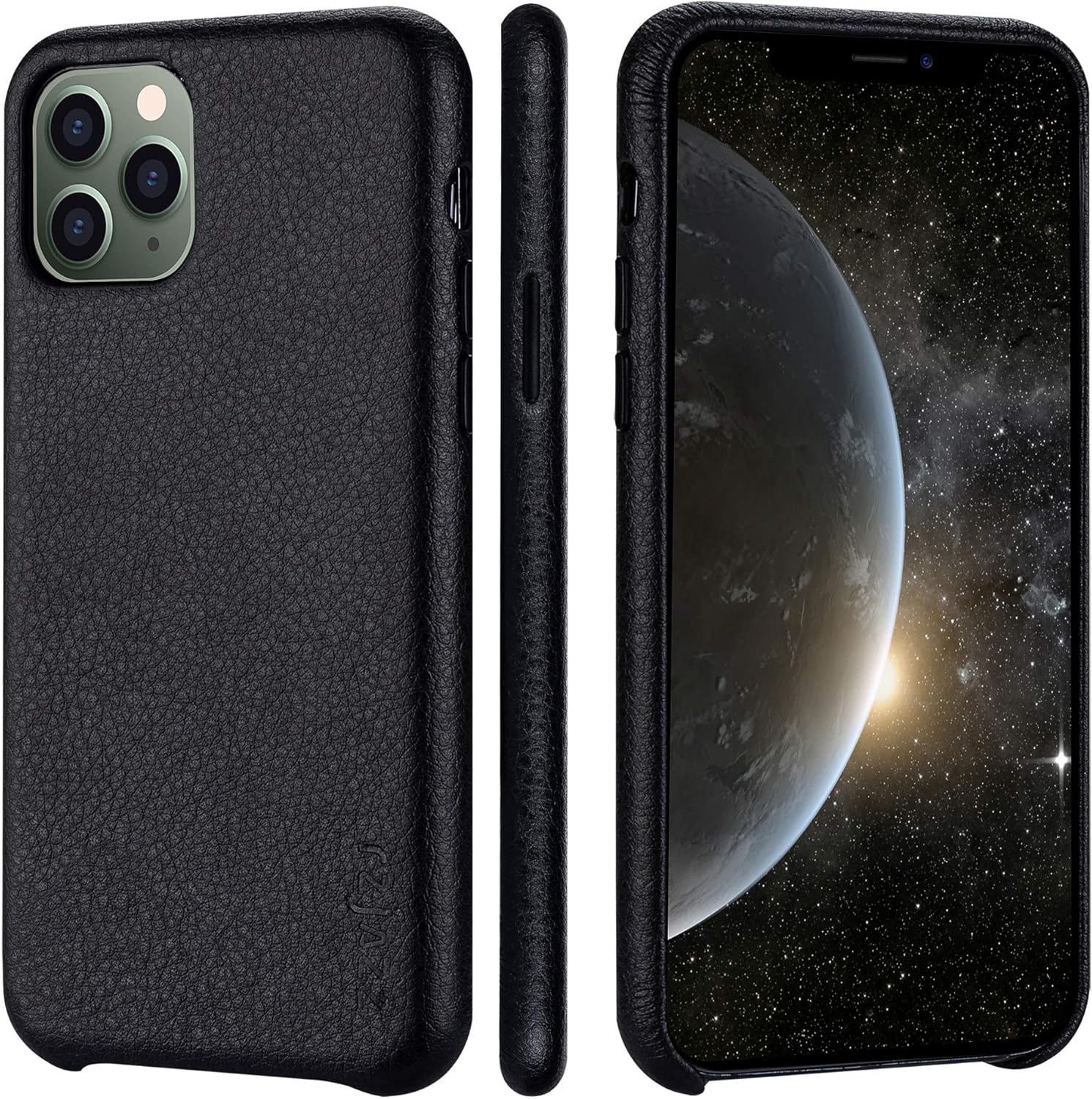 🔥 Crаzу Dеаlѕ iPhone 11 pro max Case Rejazz Anti-Scratch Iphone11 pro Cover Genuine Leather Apple iPhone Cases for iPhone 11 pro max (6.5 Inch) (Black)