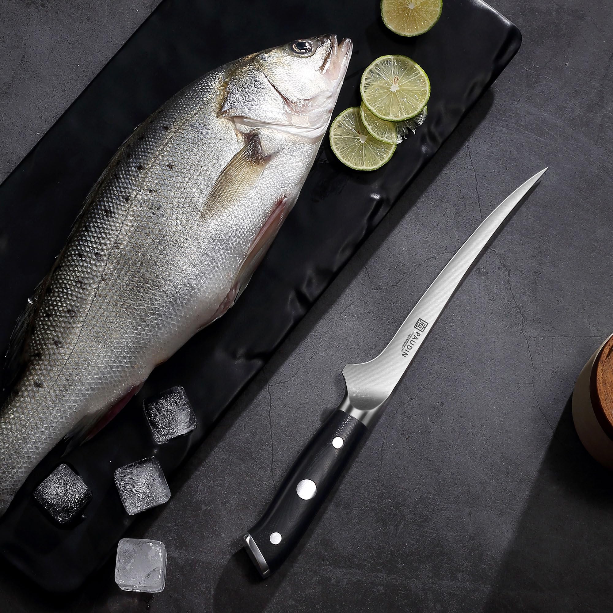 PAUDIN 18cm Fisch Filetiermesser 1.4116 rostfest G10 Profi Küchenmesser – Ansicht 8