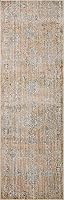Vista 112 de Loloi Jean Stoffer Katherine Collection KES-02 Ocean/Coral 2'-7'' x 10'-0'', .25" Pile Height, Runner Rug