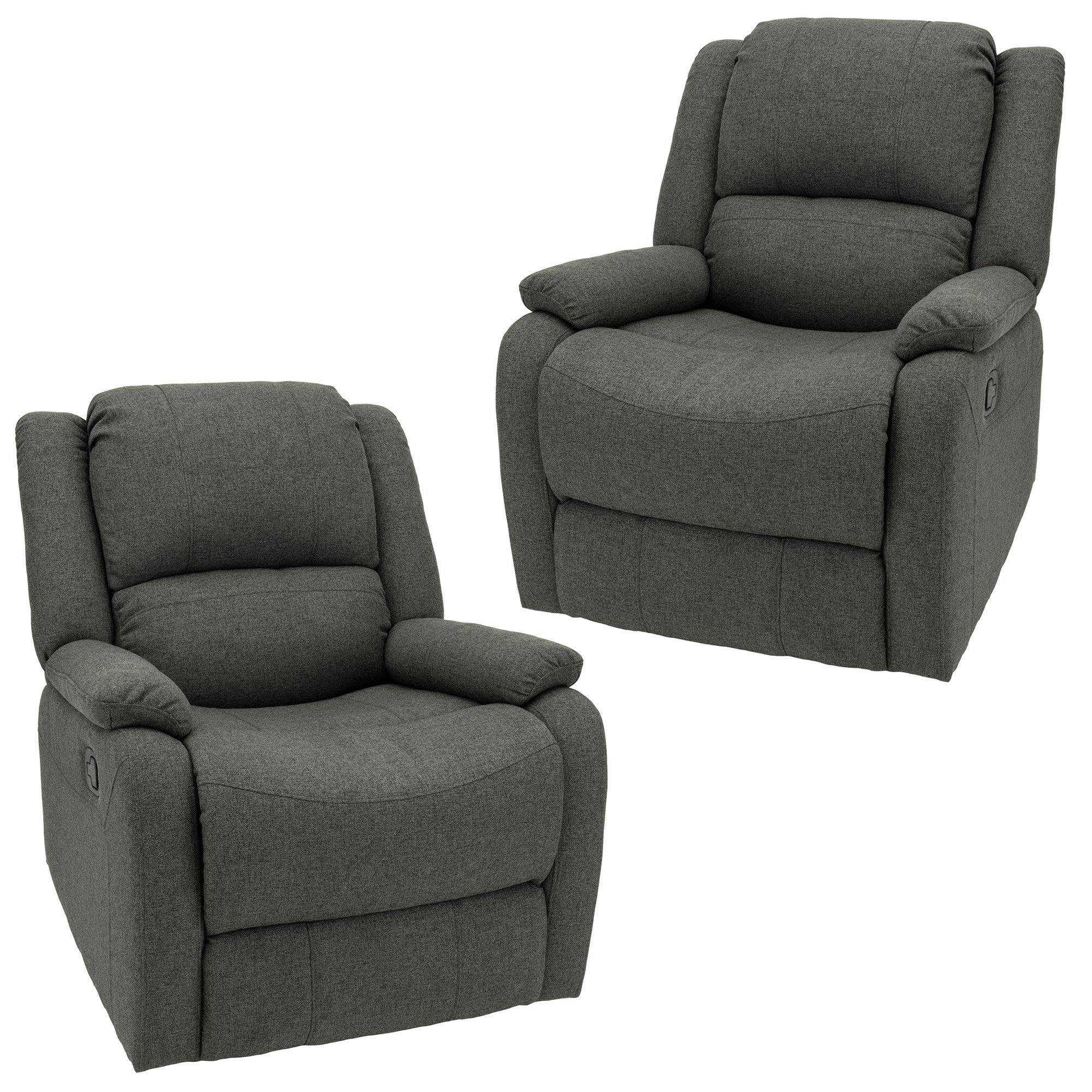 RecPro Charles Collection | 30" Swivel Glider RV Recliner | RV Living Room (Slideout) Chair | RV Furniture | Glider Chair | Oatmeal or Fossil | Cloth