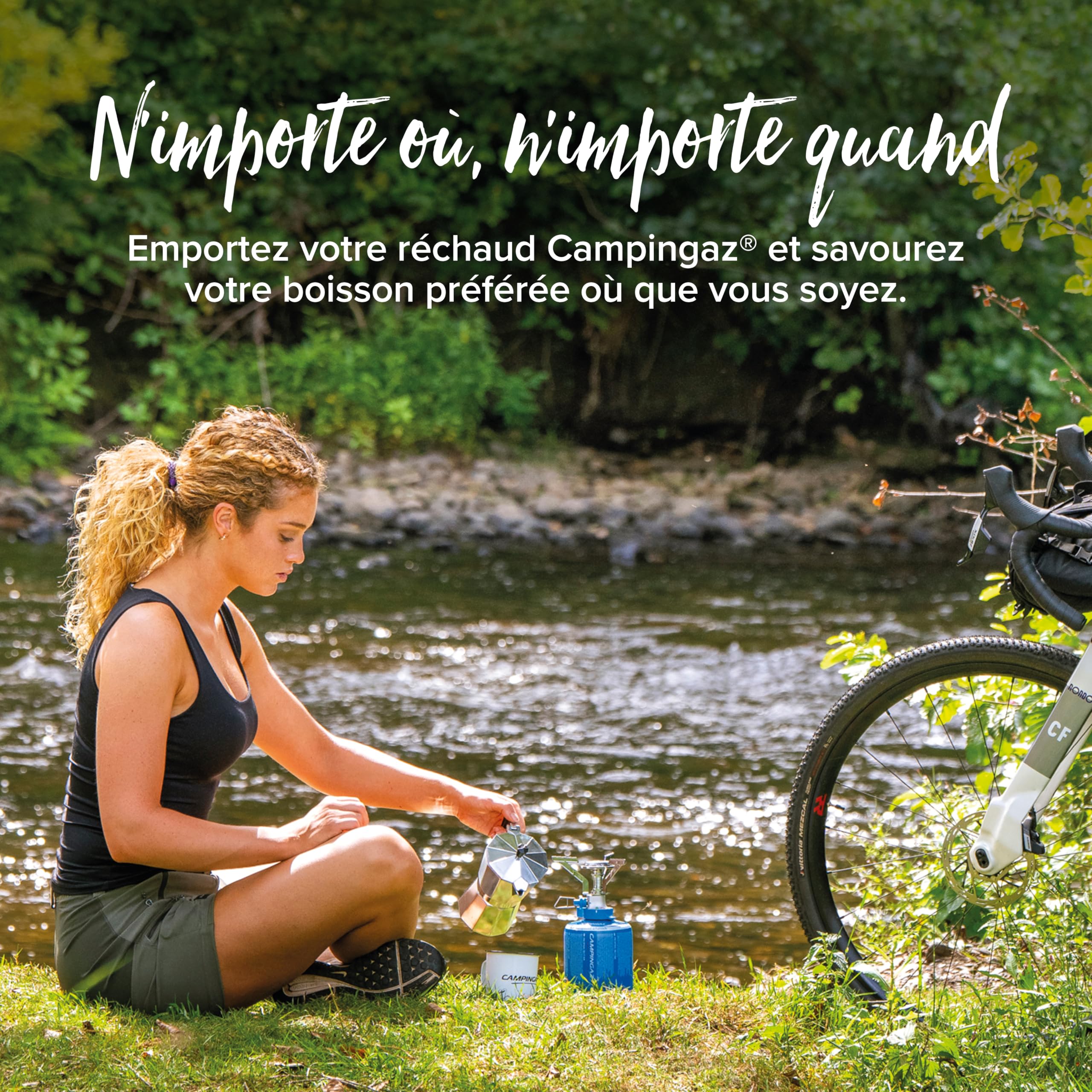 Campingaz Twister Connect PZ réchaud à gaz | Connexion facile et double verrouillage | Réchaud léger à 1 brûleur | Puissance de 2900 W |Idéal pour le camping, les festivals et le kit d'urgence 72h