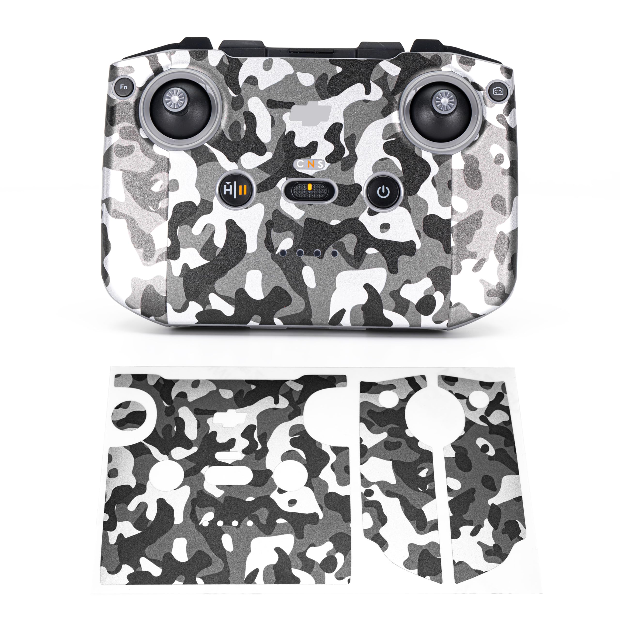 WRAPGRADE Skin Stickers Compatible with DJI RC-N2/N3 (Grayish Camo)