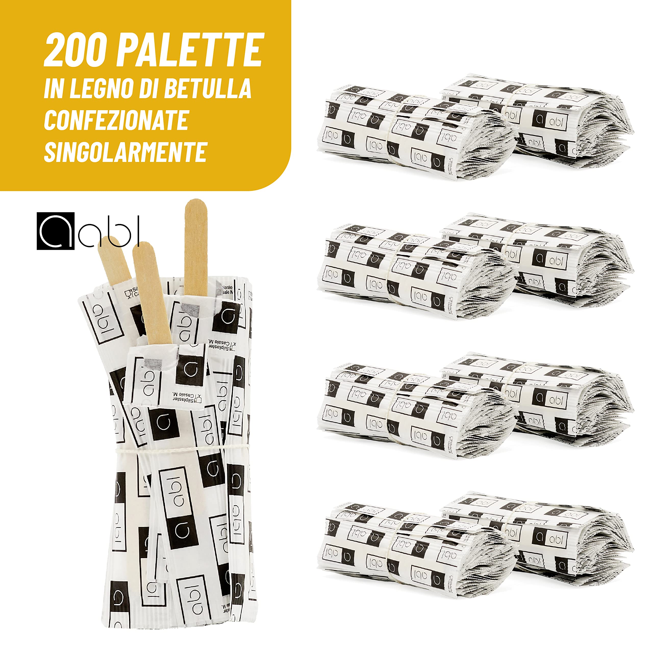 Palette in Legno per Caffè e Bevande 200 Buste - Made in Italy