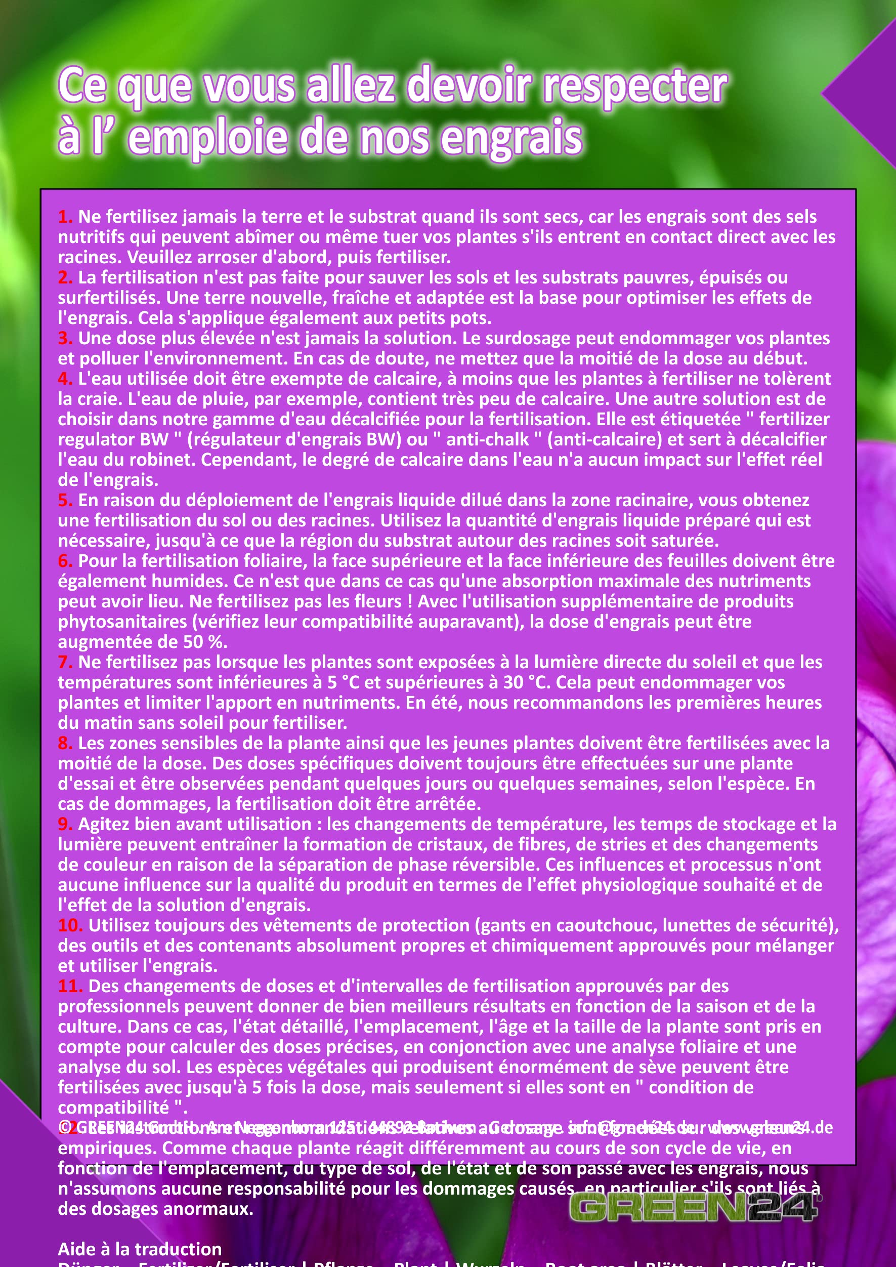 Engrais pour clématites et plantes grimpantes à fleurs. Engrais complet liquide NPK de haute qualité issu de l'horticulture. (250 ml)