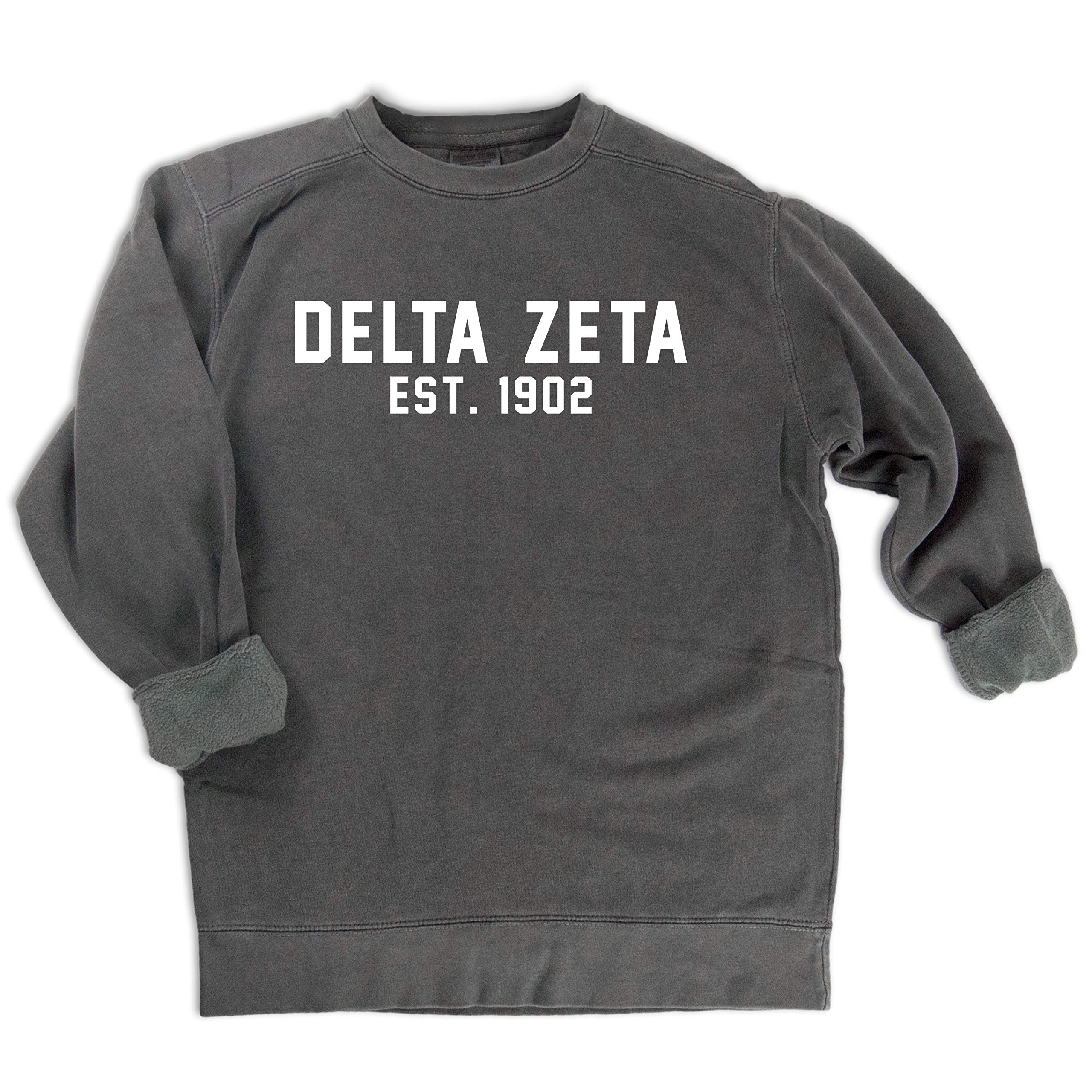 Go Greek Chic Delta Zeta Est. 1902 Sweatshirt