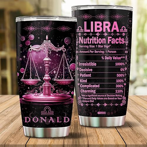 Miniatura 2 de Regalos personalizados de Libra para mujeres, taza de café, taza de viaje, constelación, zodiaco, astrología, regalo para esposa, hija, niñas,