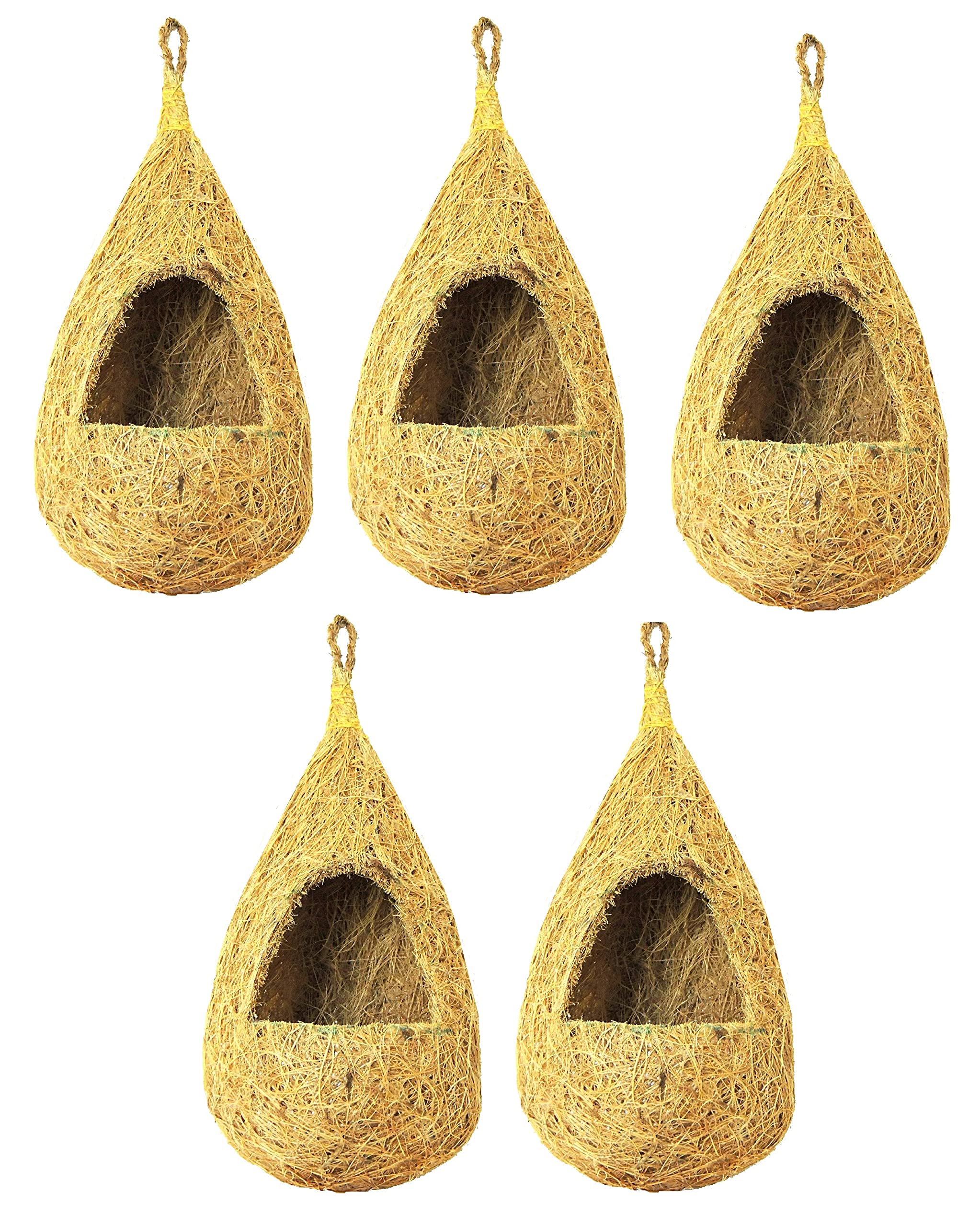 ZENRISE Arch nest Swing for pet and Free Birds, Sparrow in Balcony and Garden - 5 Piece, Coir (B09XK623KC) Amazon Price History, Amazon Price Tracker