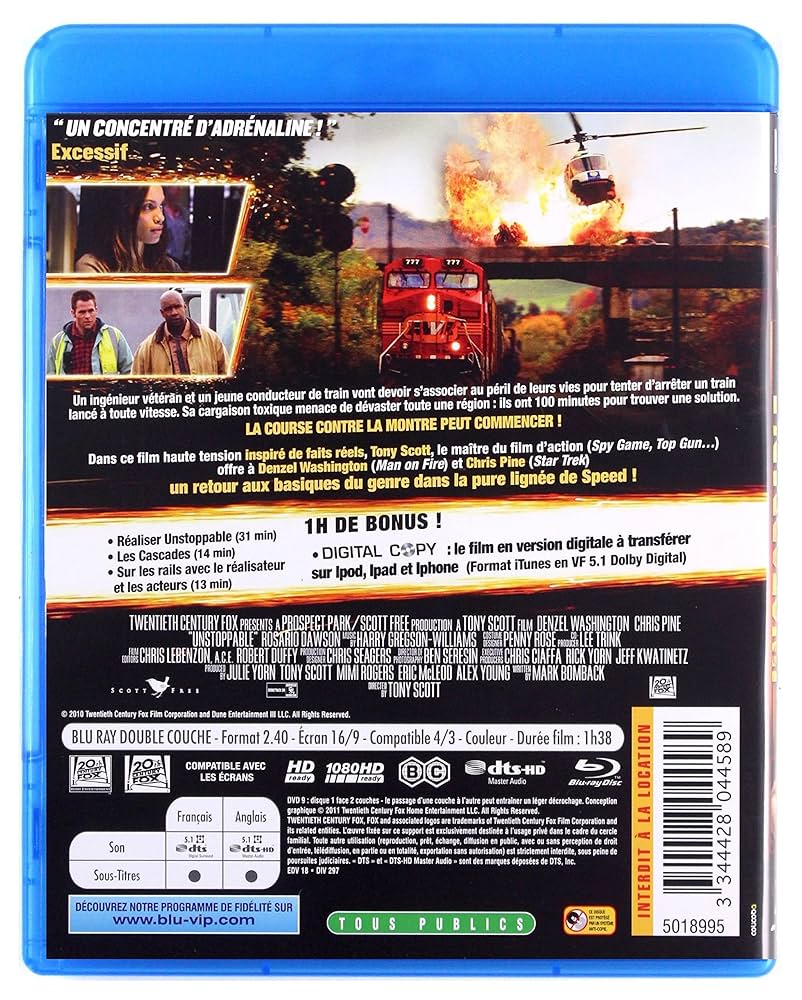 Amazon.com: Unstoppable [Blu-ray] : Movies & TV