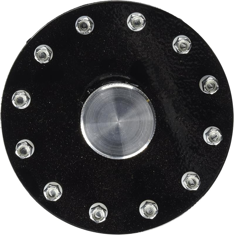 Bocal de abastecimento redondo RCI 7036A com tampa roscada – Preto