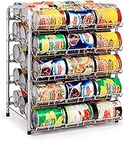 Vista 4 de Rice rat Organizador de latas para despensa, dispensador de almacenamiento de latas para alimentos enlatados (5 niveles)