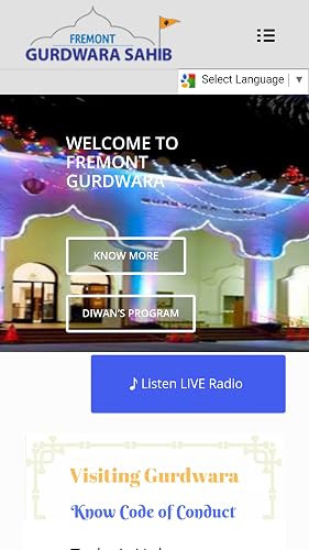 Fremont Gurdwara Sahib – vue 2