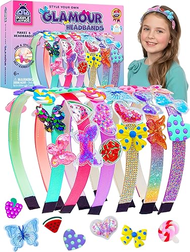 Miniatura 10 de PURPLE LADYBUG Kit de diadema de sirena, regalos de sirena para niñas de 4 a 6 años, juguetes y manualidades para niñas de 6 a 8 años, regalo