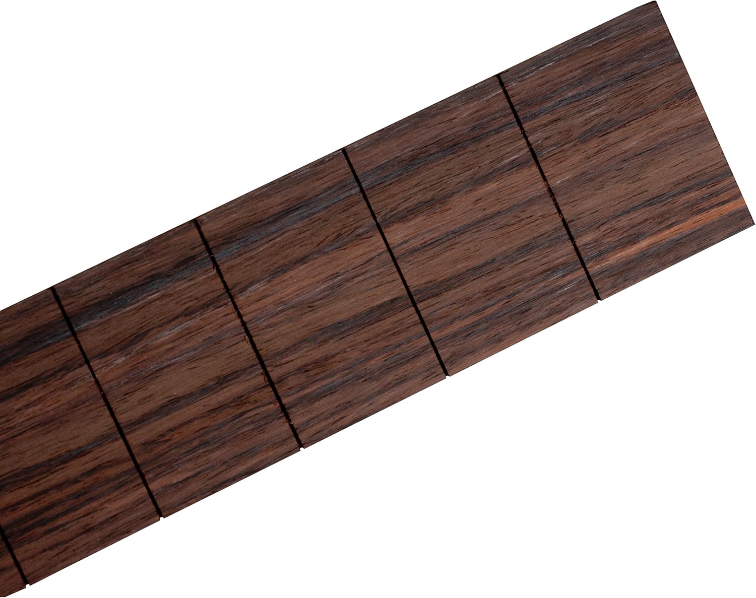 StewMac Slotted Fingerboard for 5-String Banjo, Indian Rosewood