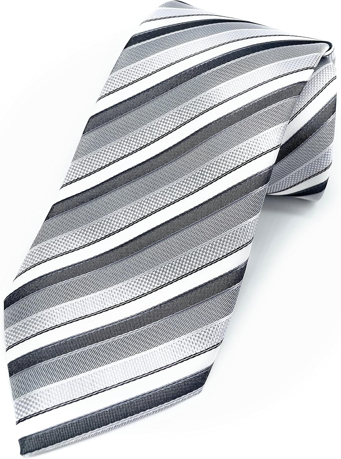 Pencil Stripe Ties for Men - Woven Necktie - Mens Ties Neck Tie by Scott Allan - Image 4