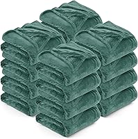 Vista 32 de Utopia Bedding - Manta de vellón de lujo, mullida, antiestática; manta de suave microfibra de 8.8 oz/yd² (300 g/m²) para sofá y cama; tamaño Negro