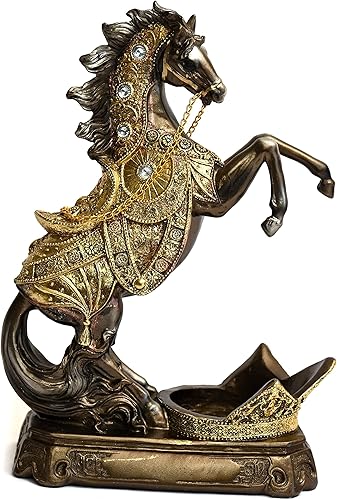 Miniatura 2 de Hermoso soporte para botella de vino de caballo, figura de animal, gabinete de vino, decoración de encimera, regalos para amantes del vino, soporte