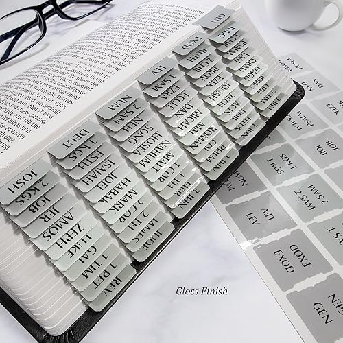 Miniatura 2 de Pestañas bíblicas para mujeres y hombres, pestañas de la Biblia para estudio de la Biblia, 84 pestañas de libro de la Biblia laminadas con acabado