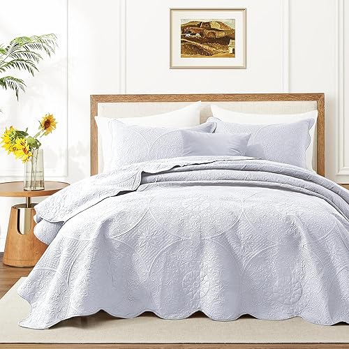 IR Imperial Rooms - Juego de colcha tamaño individual (68 x 86 pulgadas) + 1 funda de almohada (20 x 26 + 2 pulgadas), 2 piezas, colcha ligera