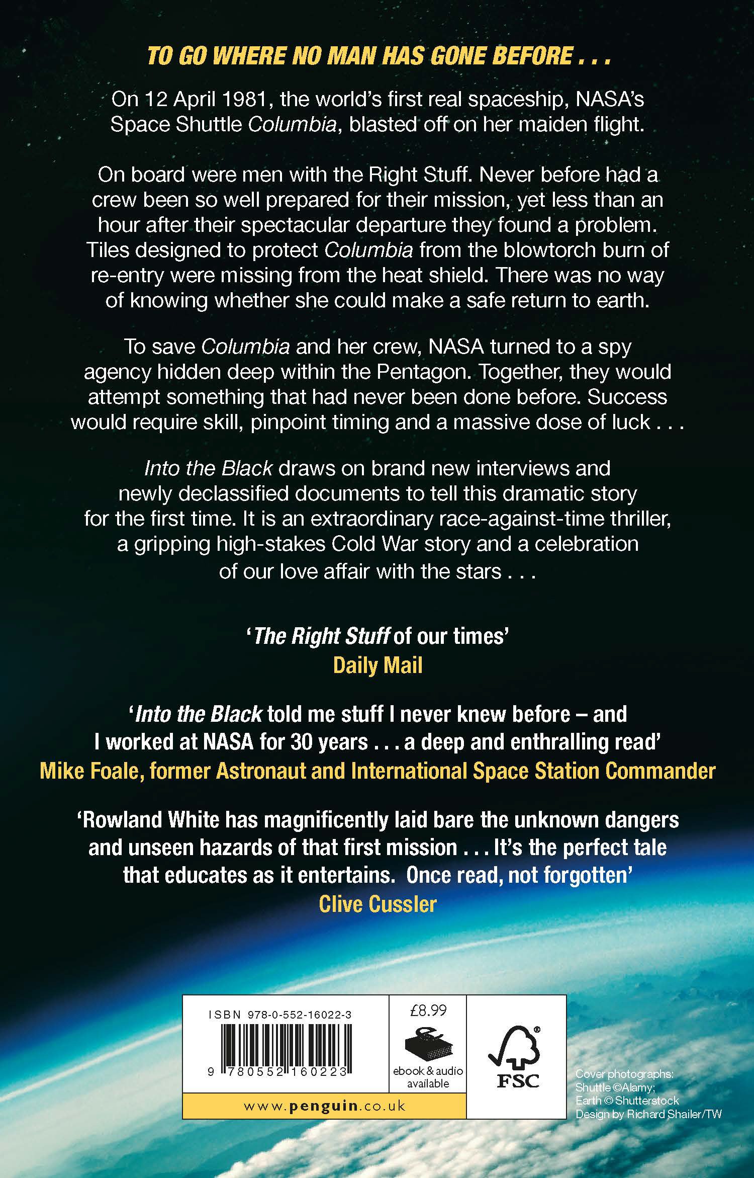 Into the Black: The electrifying true story of how the first flight of the Space Shuttle nearly ended in disaster