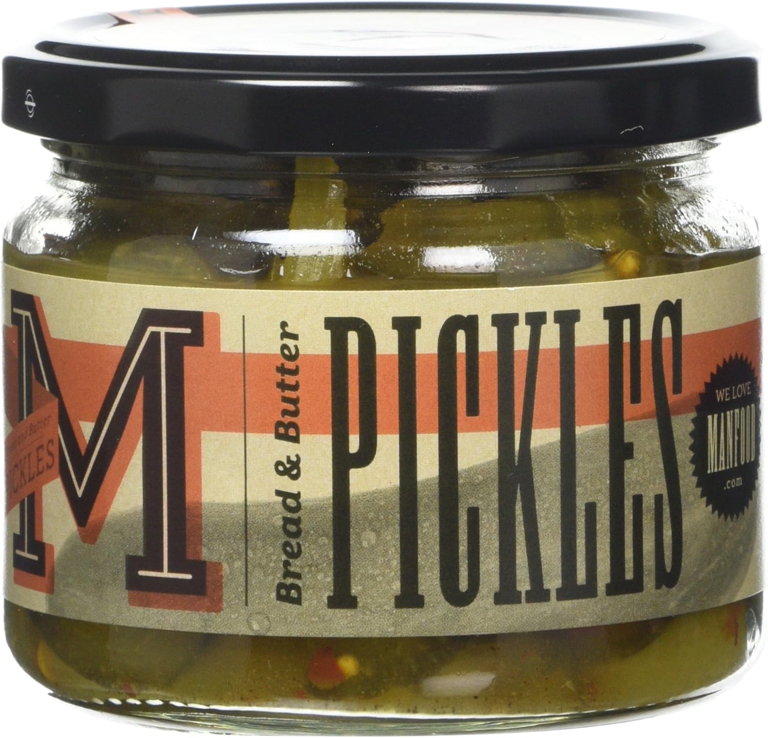 Manfood Bread And Butter Pickles 300 G Pack Of 3 Amazon Co Uk Grocery