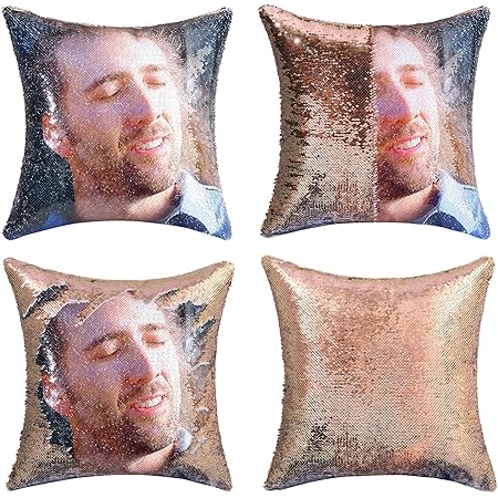 circle game sequin pillow