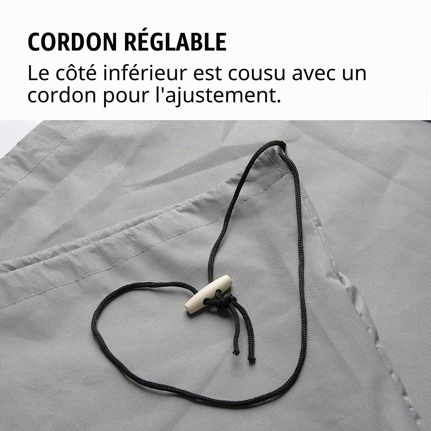Jardin Rotin Osier Fauteuil Suspendu Imperméable Housse Meuble - Housse de Protection pour œufs Chaise - Couverture en 210D Oxford Polyester PVC Revêtement