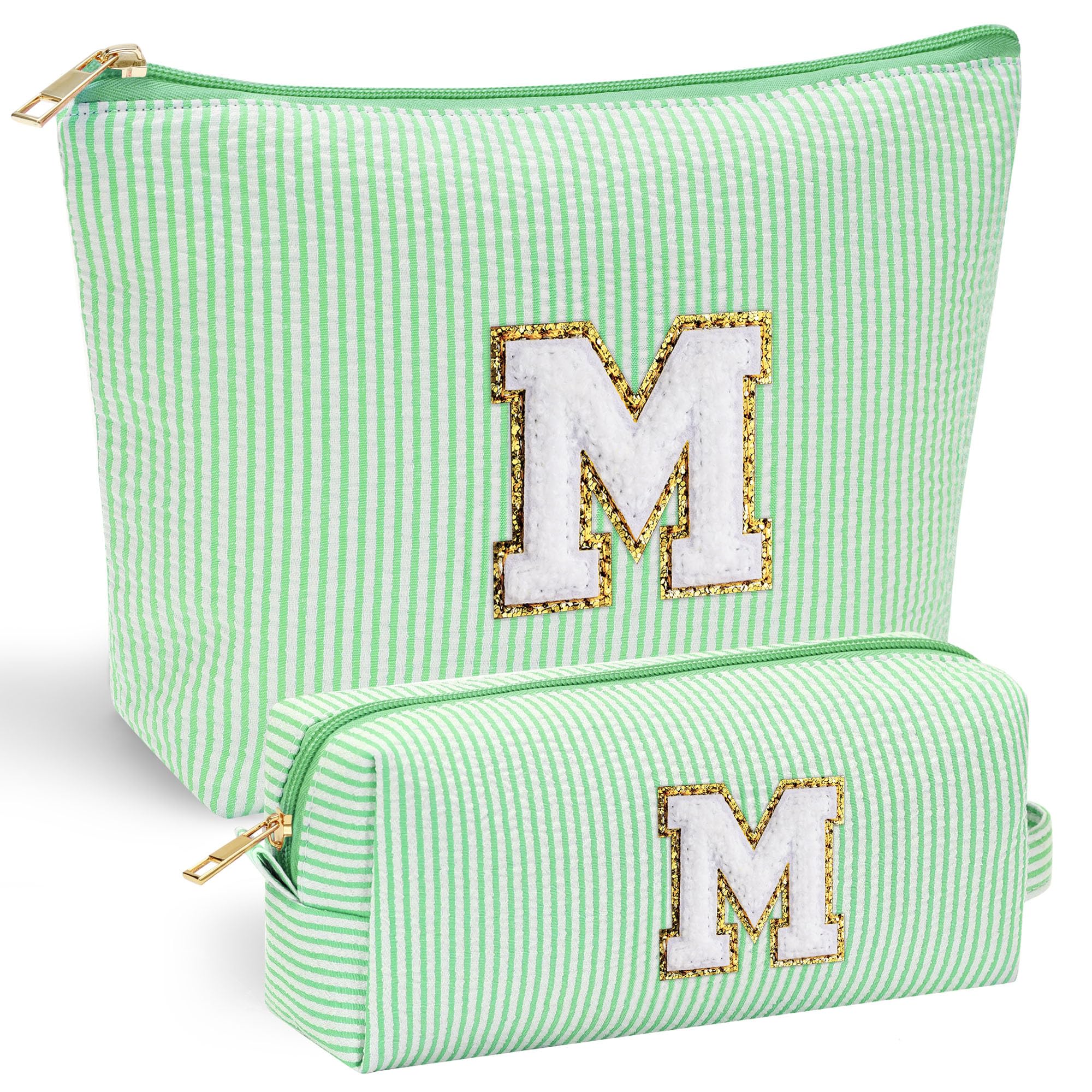 Parima Personalised Gifts for Girls Women - Personalised Make up Bag Initial Make up Bags A Preppy Stuff Birthday Gifts for Women Gift for Girl Womens Girlfriend Teenage Girls Gift Makeup Bag — view 50