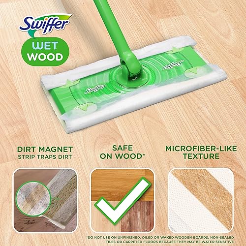Miniatura 4 de Swiffer Sweeper - Paños de madera húmeda, 20