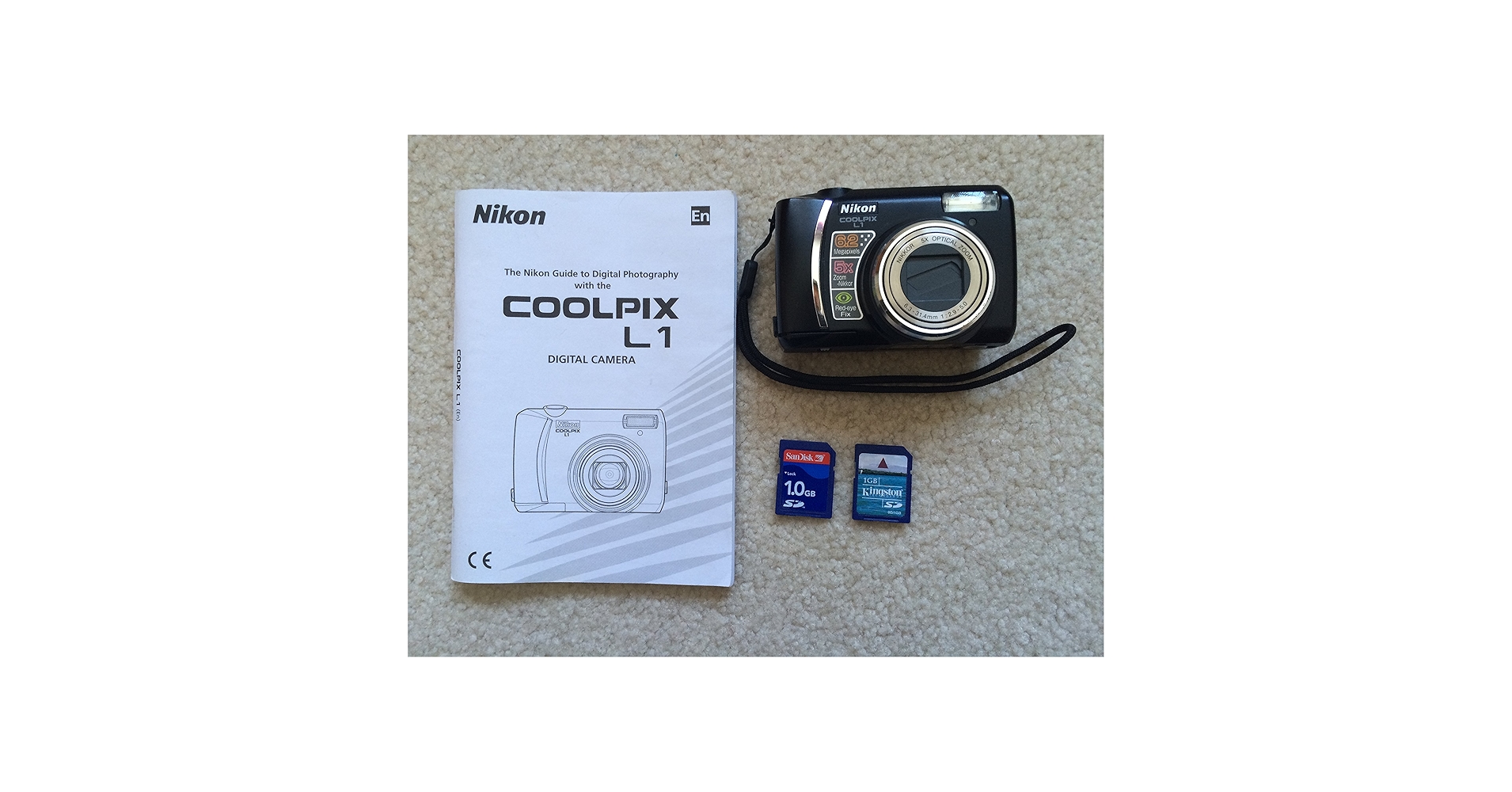 Amazon.com : Nikon Coolpix L1 6.2MP Digital Camera with 5x
