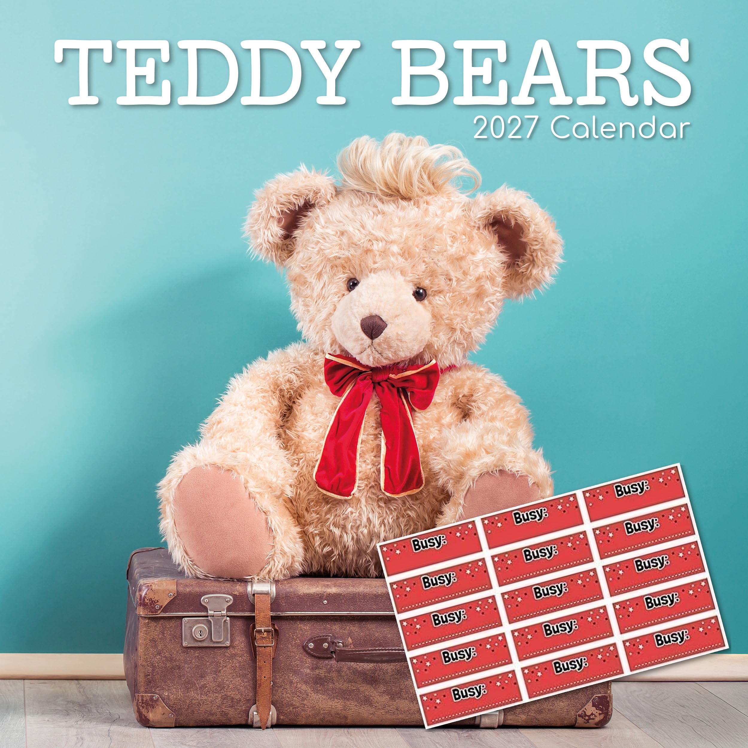 TGSC | Teddy Bears 2027 Calendar with Stickers | Home & Office Planner