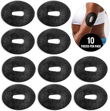 Dexcom G6 Adhesive Patch, Water Resistant, Strong Adhesive Patches... (Black)