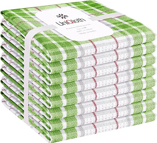 UniQloth Toallas de cocina para secar los platos, toallas de cocina de granja para colgar, 100% algodón, suaves y absorbentes, toallas de mano para