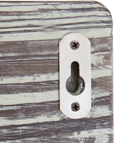 Miniatura 5 de MyGift Tubo de metal negro industrial montado en la pared y toalla de cuerda rústica con respaldo de madera maciza urbana antorchada, soporte