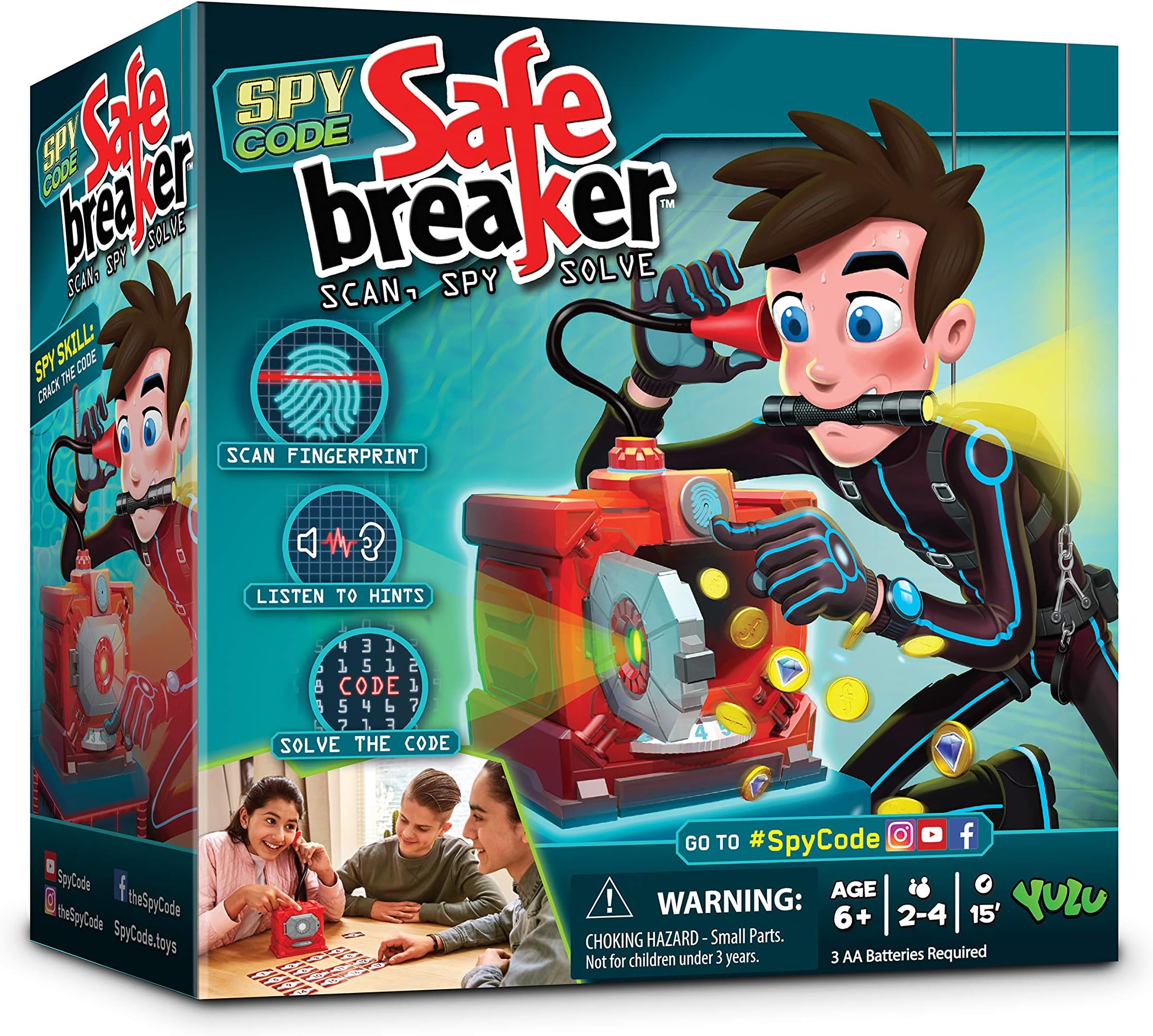 YuLu YL016 Spy Code Safe Breaker, Red