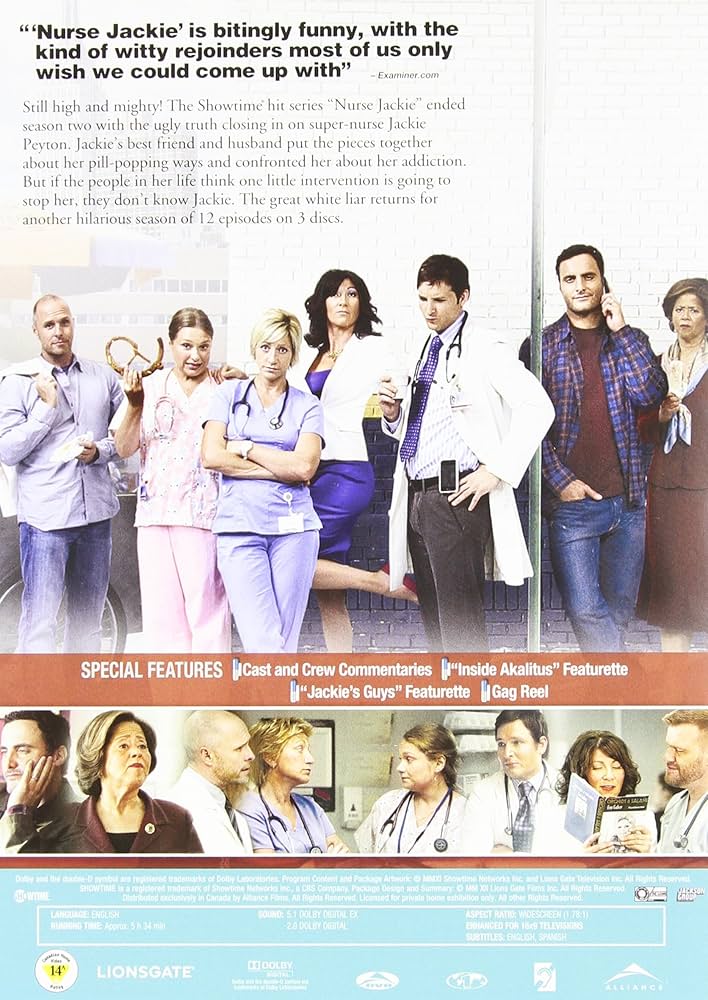 【中古】 Nurse Jackie： Season 3/ DVD Nurse Jackie: The Complete Third Season: Amazon.ca: Edie