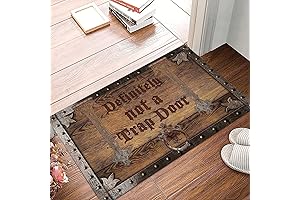 Definitely Not A Trap Door Door Mat: The Humorous Way to Greet Your Guests