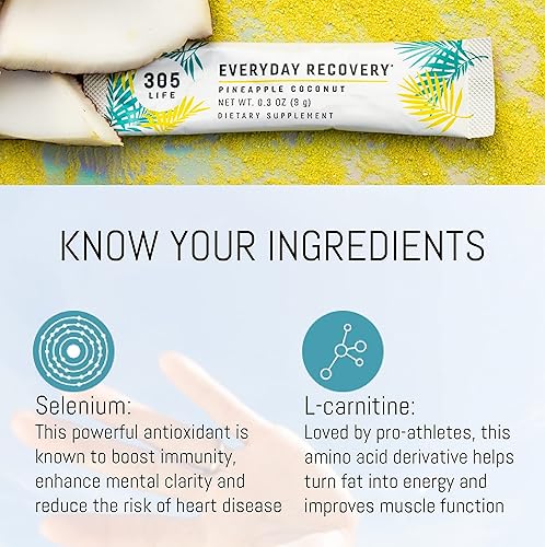 Miniatura 3 de 305 Life Recovery & Hydration Booster - Suplemento en polvo de bebida de hidratación de acción rápida y recuperación cardiovascular con apoyo