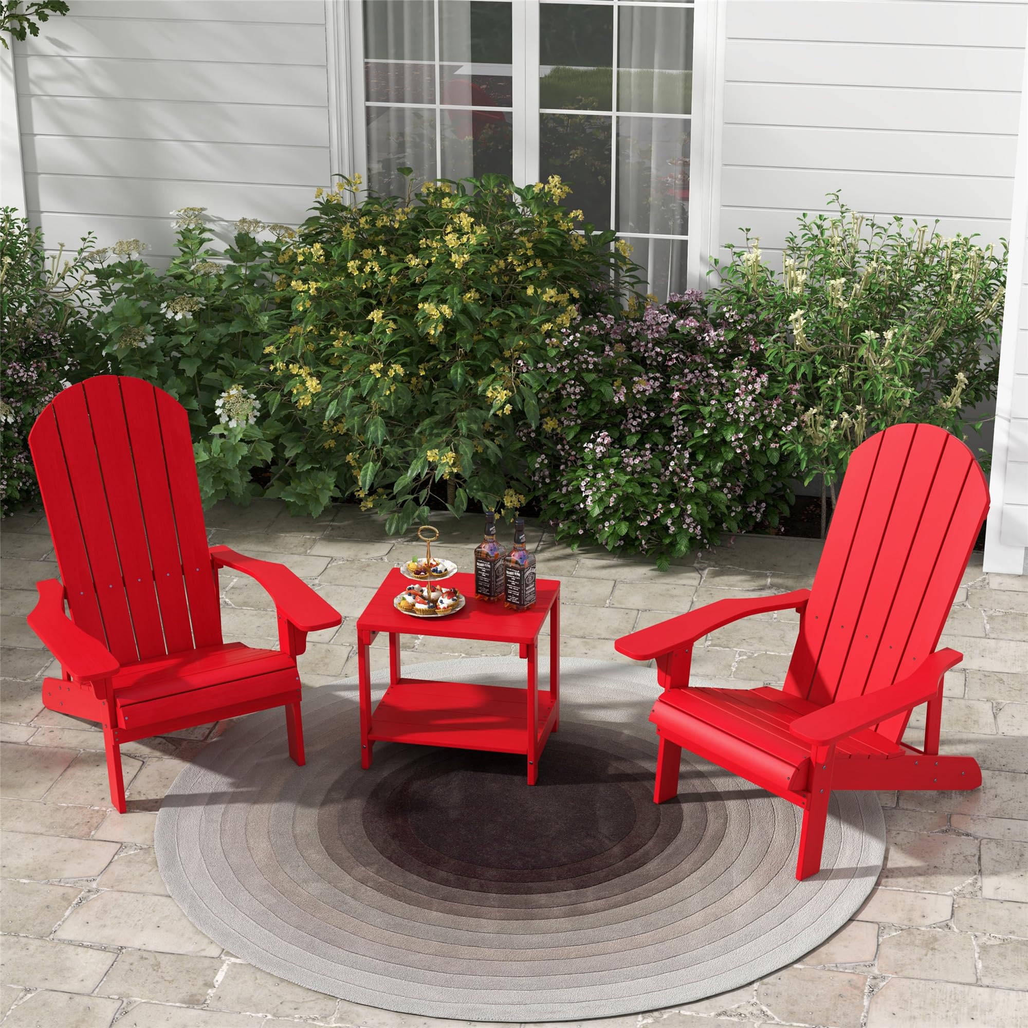 Amazon.com: Key West 3 Piece Outdoor Patio All-Weather Plastic