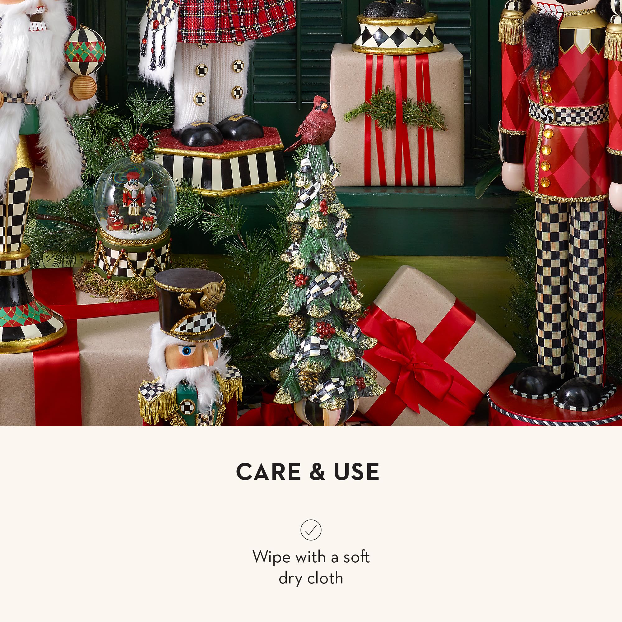 MACKENZIE CHILDS マッケンジーチャイルズ　クリスマスツリー Christmas Carol Tree - Blue Leaf Houston