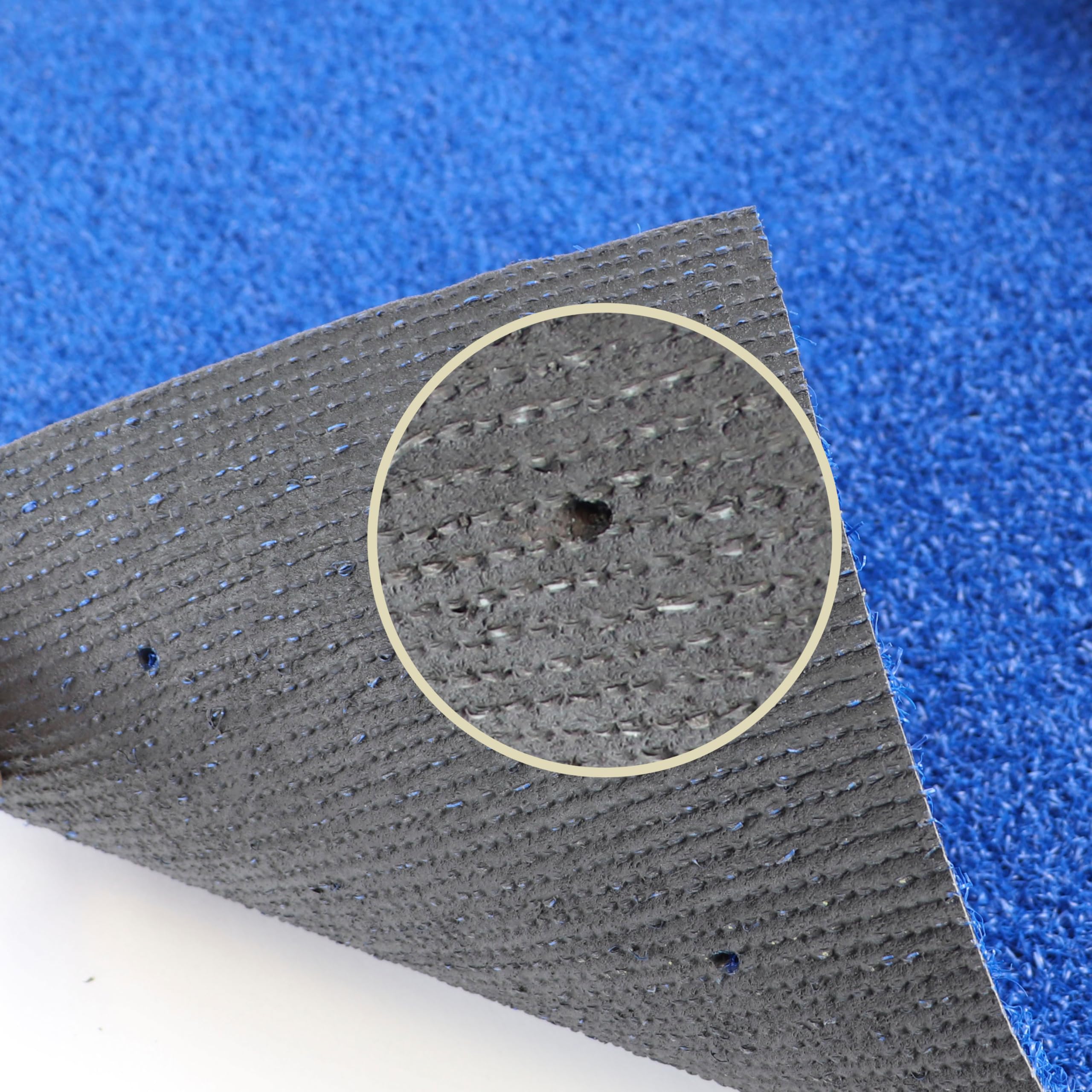 Primaflor Kunstrasen Colorplay | 2,00m x 1,50m | Blau | 14 mm | UV-stabil | wasserdurchlässig | Rasenteppich | Outdoor-Bodenbelag für Außenbereich, Boot und Sport