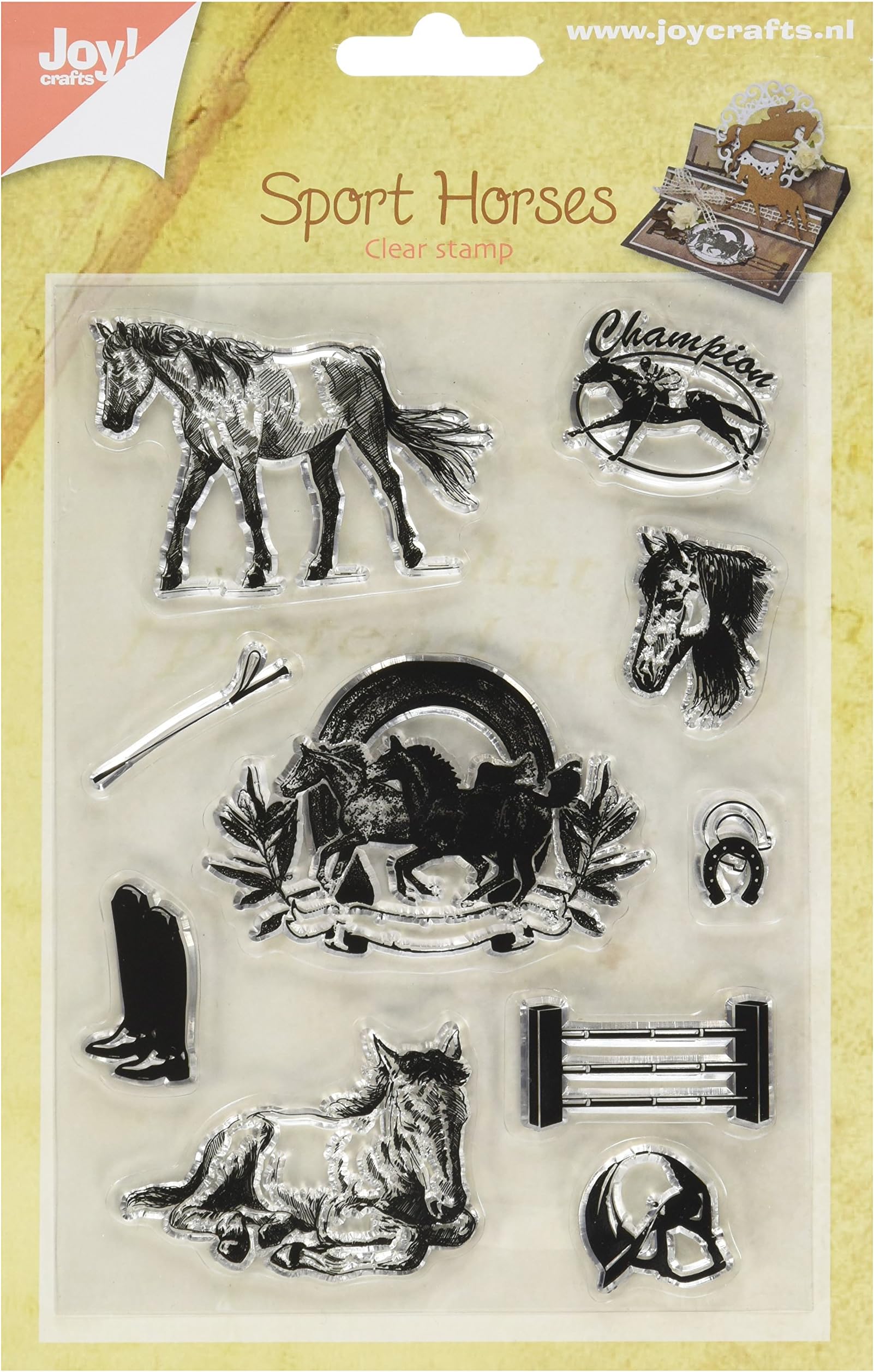 Joy Craft Clear Stamps-Horses
