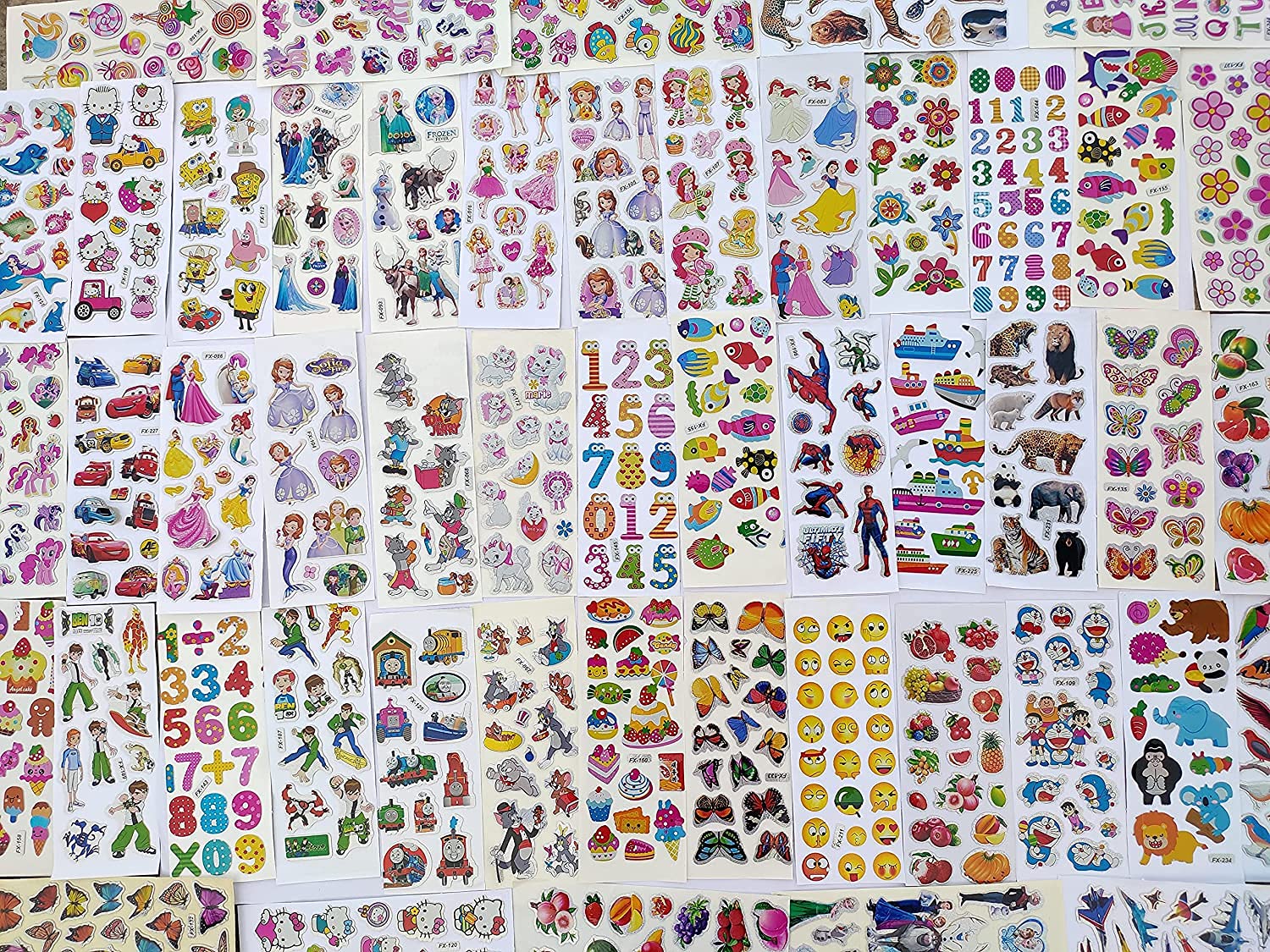 KIDIVO 3D Puffy Cartoon Stickers | Cute, Decorative, Funny, Removable, Creative, Mix Stickers Gift for Kids, Child School Boys and Girls, Birthday Gifts | Multicolour, 10 Sheet. (10) (B0DBV99N4G) Amazon Price History, Amazon Price Tracker