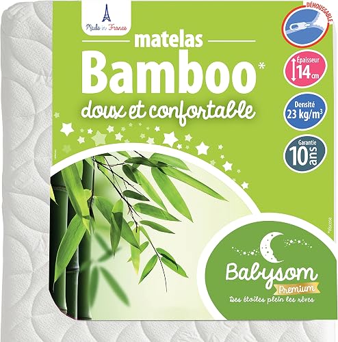 Matelas Bébé Bamboo Babysom