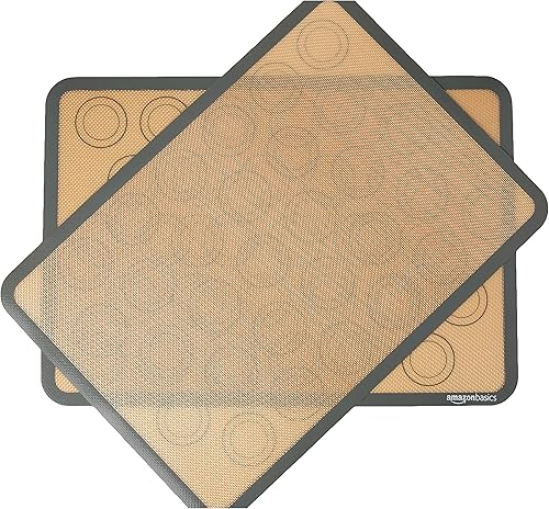 Miniatura 4 de Tienda Basics Alfombrilla de silicona antiadherente apta para alimentos macarón paquete de 2