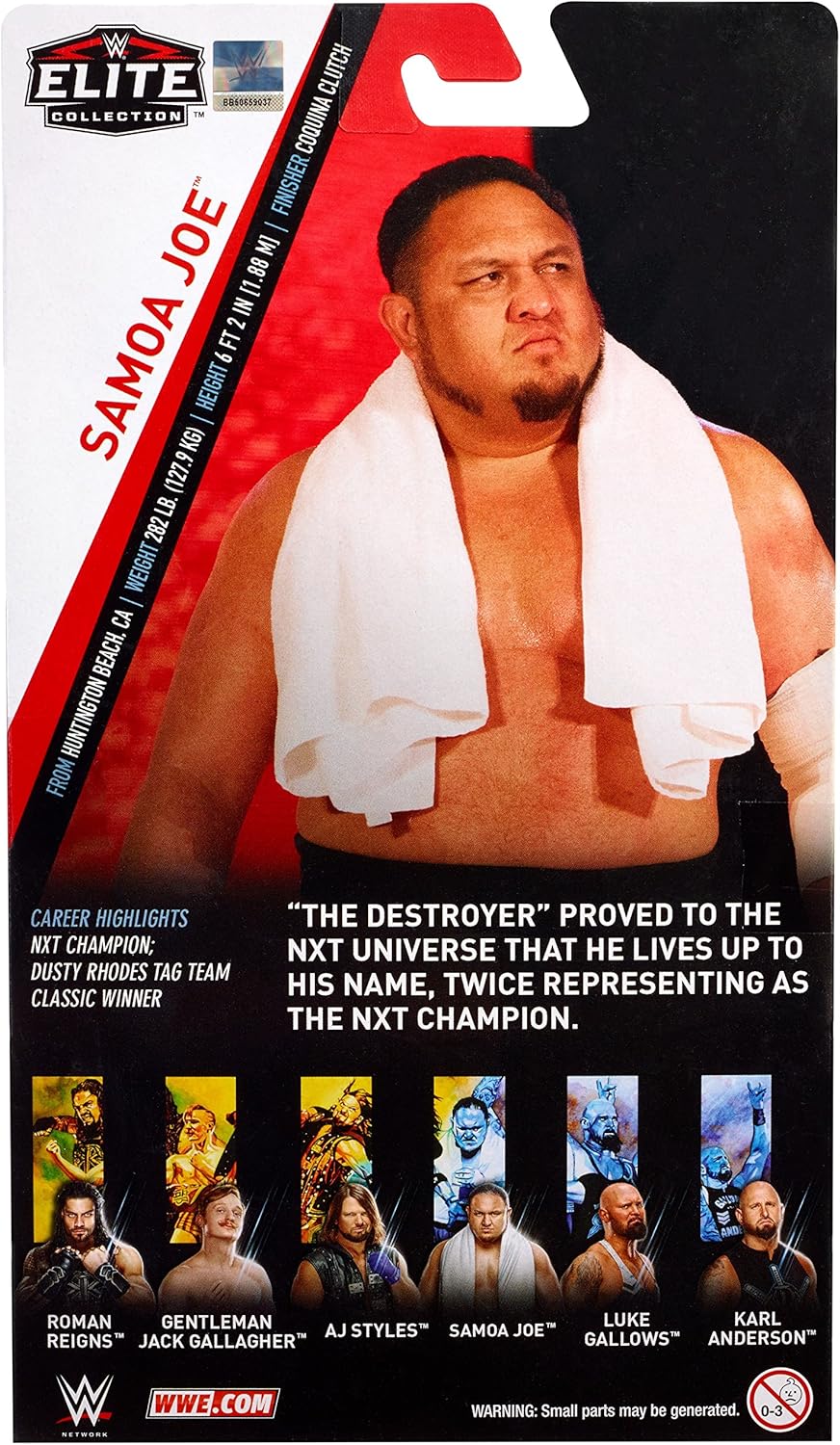 WWE Samoa Joe Elite Collection Action Figure