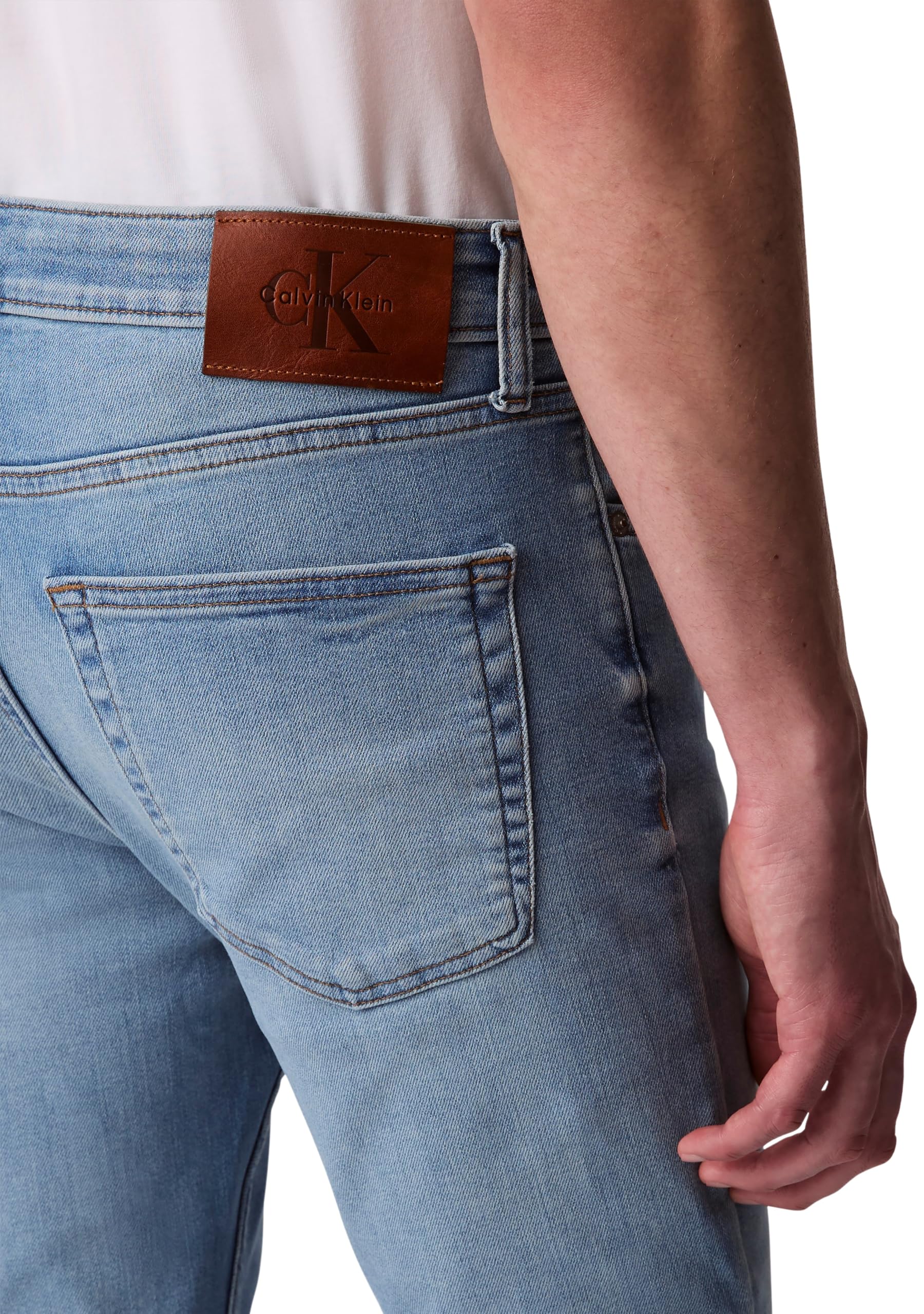 Calvin Klein Vaqueros Hombre Arrow Stone Skinny Fit