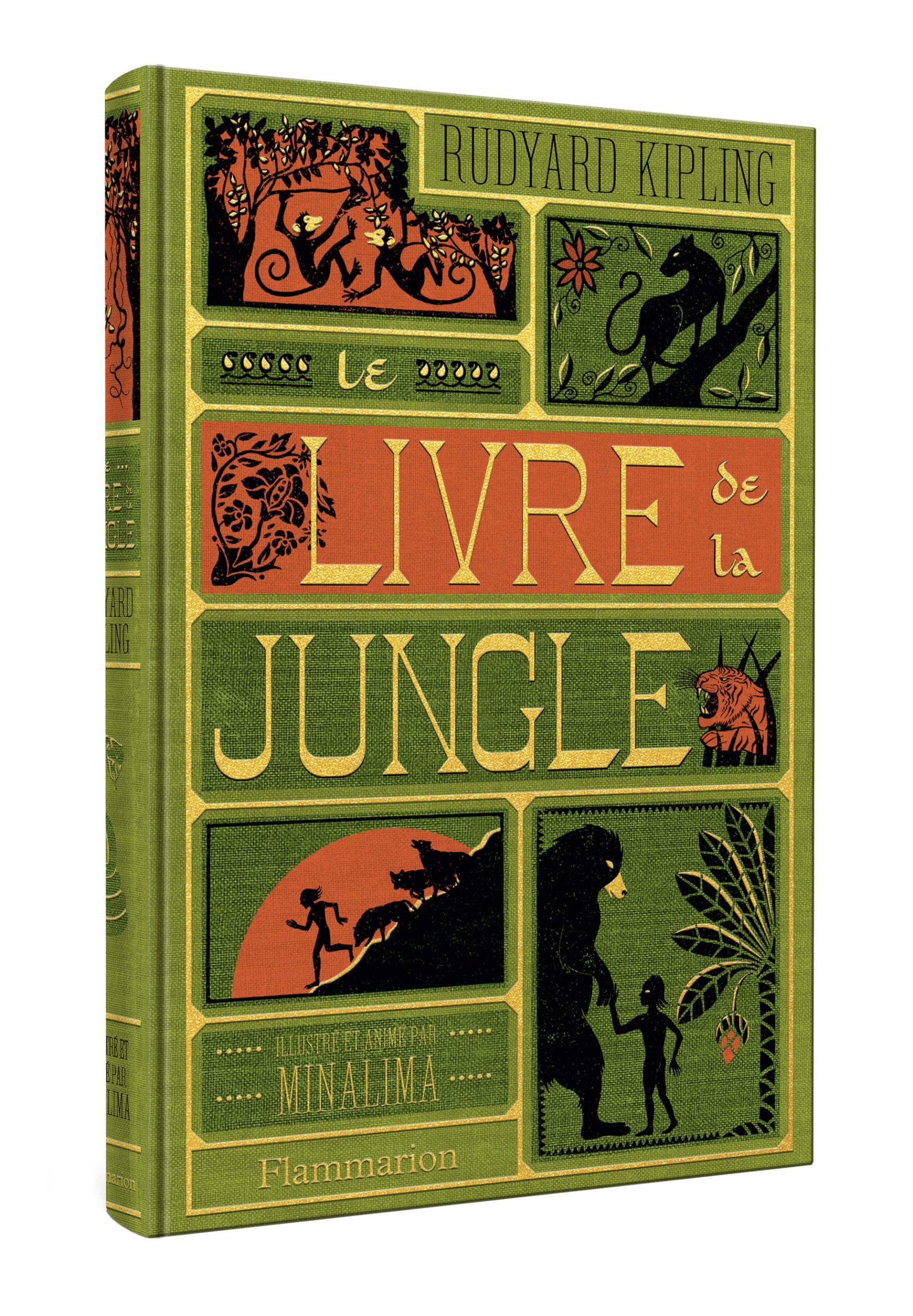 Le livre de la jungle: Illustré et animé par MinaLima